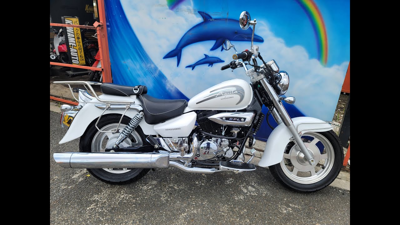 ヒョースン GV250 aquila エンジン始動 空ぶかし 排気音 エンジン音