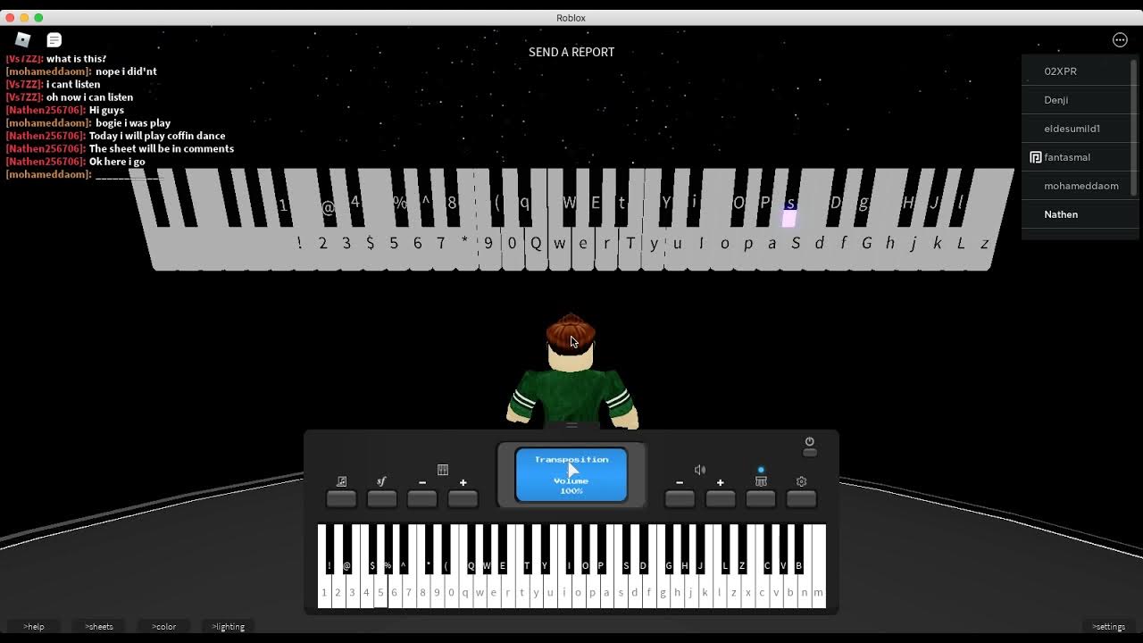 How to play coffin dance on roblox piano sheets in descirption attchuly