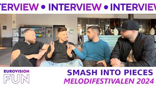 Interview with Smash Into Pieces from Melodifestivalen 2024 | Eurovisionfun