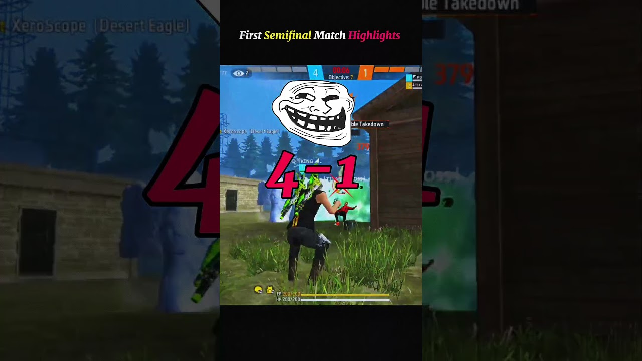 First Semifinal Match 😱 Full Highlights | FF Tournament | Pro Players Fight