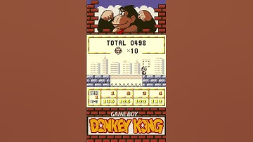 Game Boy Donkey Kong Level A Day: 1-4 Cutscene
