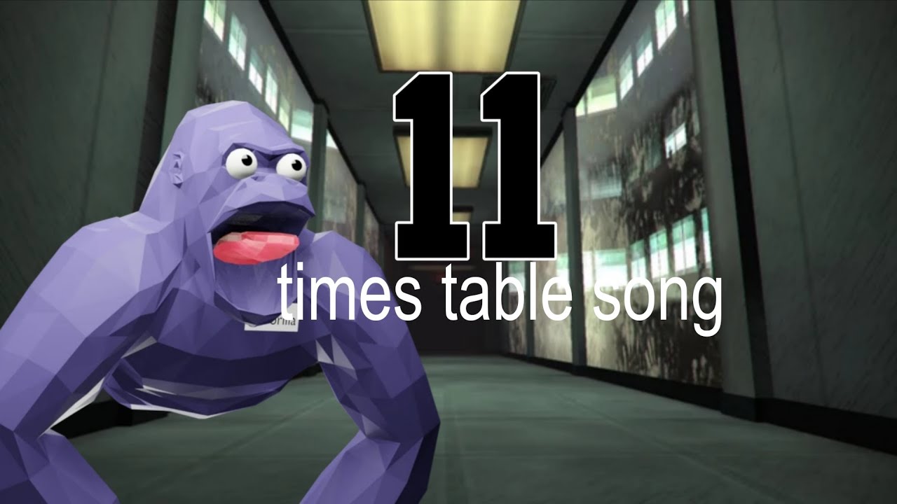11 times table song for school 