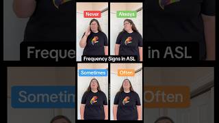 ⏰ How to sign Always, Never, Sometimes, Often in ASL | ASL Essentials