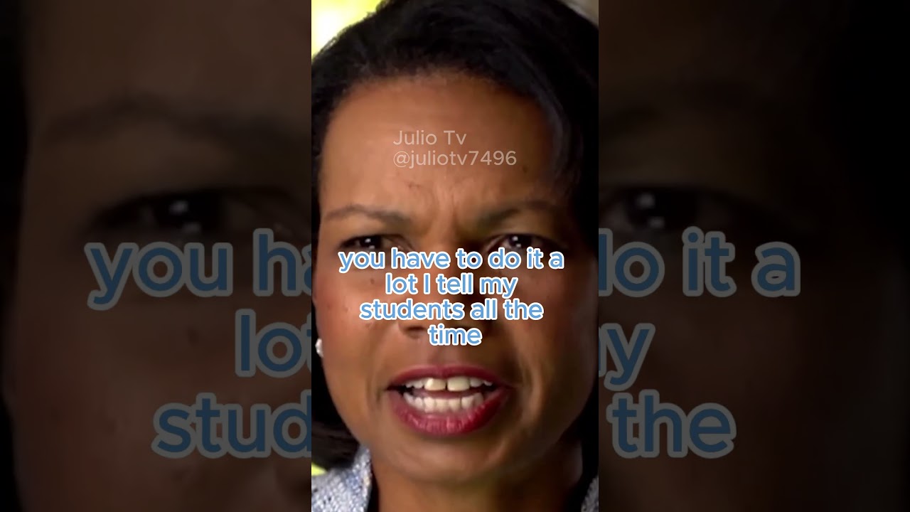 How You Can Be A Good Public Speaker: Condoleezza Rice