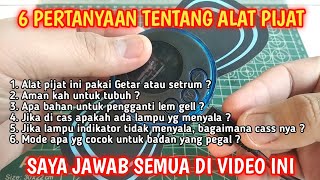 6 Pertanyaan Alat pijat MINI MASSAGER ELECTRIC