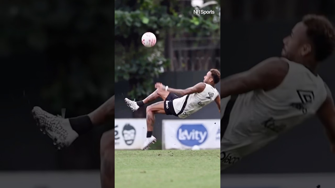 NEYMAR JR FAZ GOLAÇO DE BICICLETA! 🤯