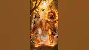 Ayyappa Swamy walking with lord Narasimha 🙏🙏 #ayyappa #ayyappan #ayyappaswamy #shorts #shortvideo