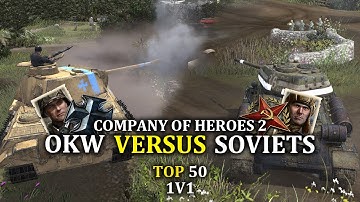 COMPANY OF HEROES 2 | Top 50 1v1 - Prabuty (OKW) vs CPUEASY (Soviets)