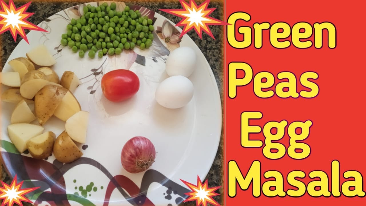 Green Peas Egg Masala I Green Peas Curry I Aloo Matar egg Curry I Matar