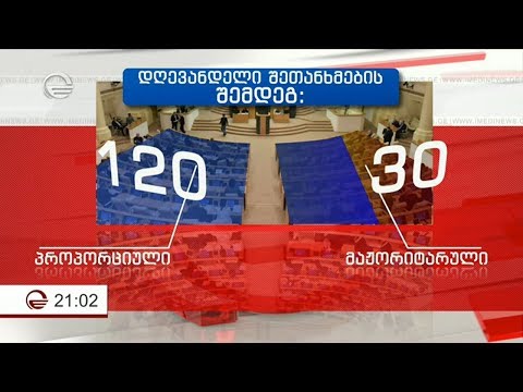 2020 წლის საპარლამენტო არჩევნები 12030 ზე მოდელით ჩატარდება