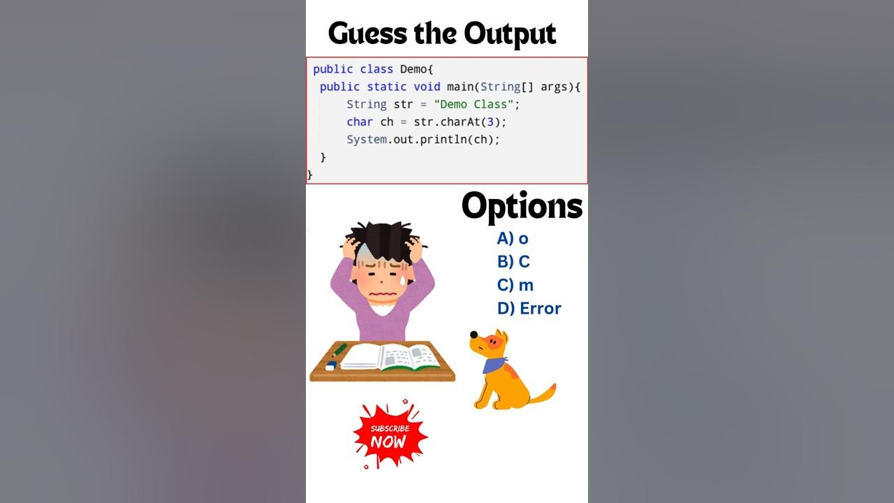 java coding interview Question | Guess the output - YouTube