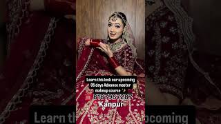 Learn this look our upcoming 05 days advance  master makeup course ✨📍Kanpur ☎️ 8187967287