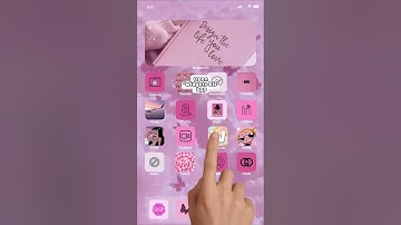 iOS 15 Home Screen idea Aesthetic themes Pink, Girly, Fashion, app icons, Widgets & Wallpapers