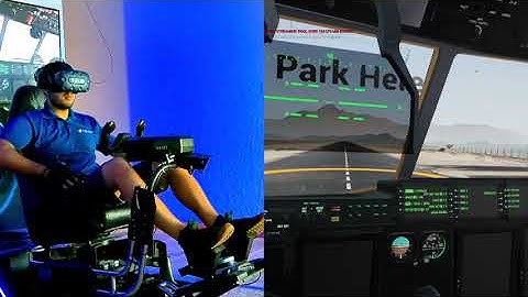 C-130J Pilot Procedural Trainer w/ Haptic Gloves & Motion Platform