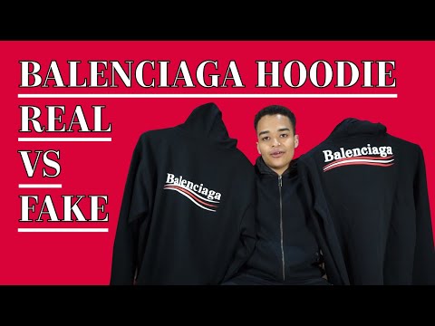 balenciaga fake vs real hoodie