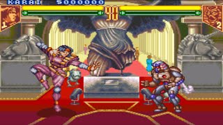 Turtles Tournament Fighters [SNES] - Karai in 1P Mode