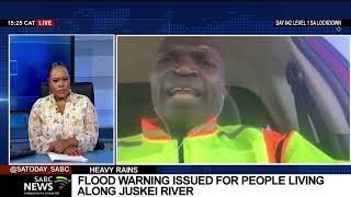 Flood warning issued for people living along Juskei River: Robert Mulaudzi