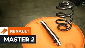 Como substituir os amortecedores e as molas dianteiras no RENAULT MASTER 2 Van [TUTORIAL DA AUTODOC]