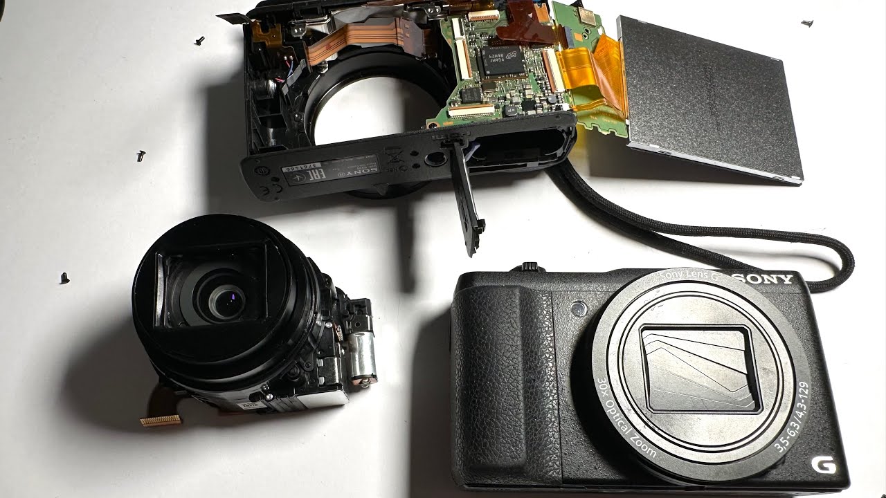 Sony CyberShot DSC-HX60 lens replacement - YouTube