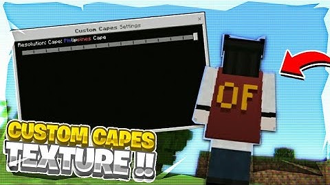 Custom Capes For MCPE 1.16+ - Support 1.14 / 1.16+