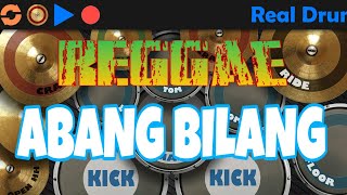 REGGAE | ABANG BILANG | REAL DRUM wena e poollll