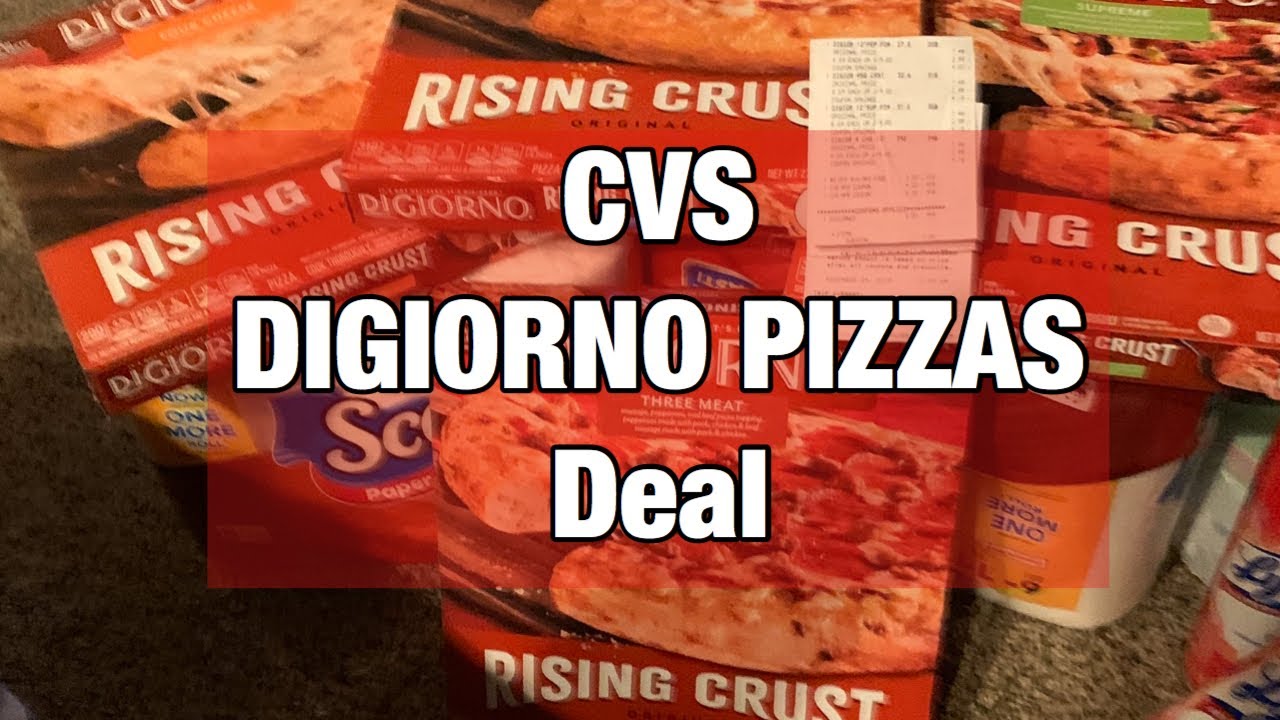 CVS Digiorno Pizza .50 Cents - YouTube