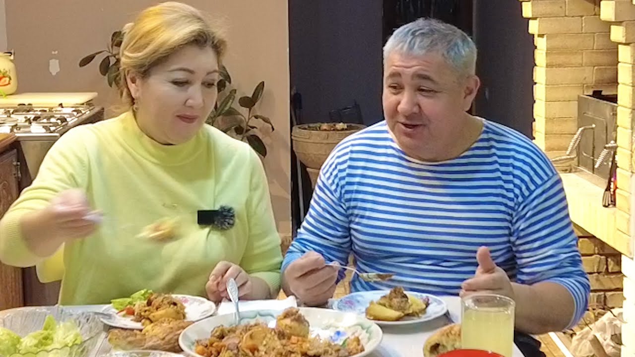 На дачной кухне у равшана