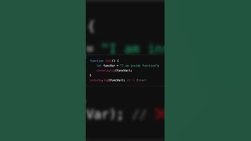 Javascript scope explained under 60 seconds #shorts #javascript #scope