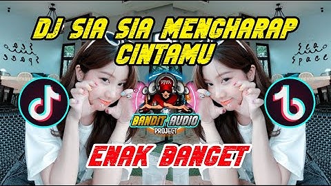 Dj Sia Sia Mengharap Cintamu | Dj Terbaru 2023 | Viral Tiktok | Bandit Audio Projects