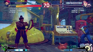 SSF4 AE 2012 - VaLLeKING 209 (Akuma) Vs KaizenMaster (Ryu) - Casuals 08.18.13