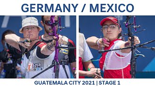 Germany v Mexico - recurve mixed team gold | Guatemala City 2021 Hyundai Archery World Cup S1