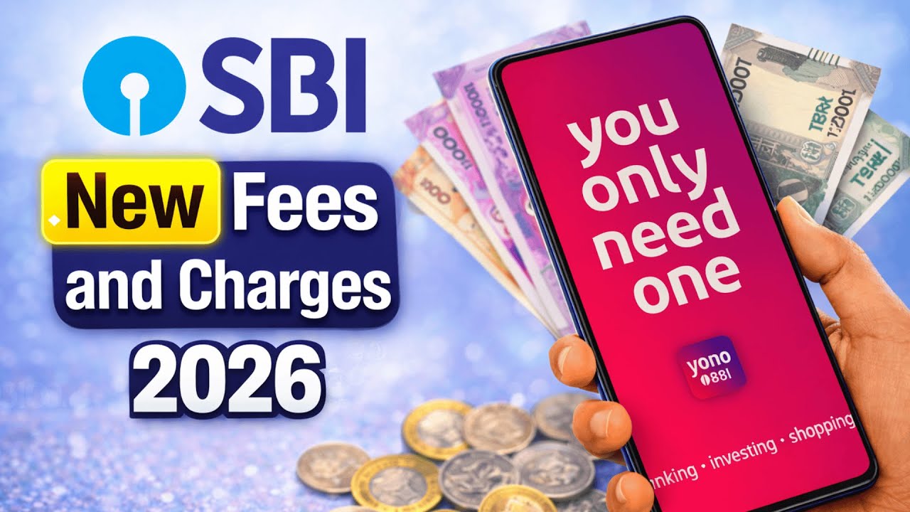 SBI New Fees And Charges 2026 | State Bank Of India Big Update 2026
