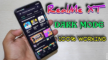 Realme XT Dark Mode enable | Official for Google apps