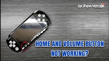 Fixing my PSP 3000 Home and Volume Button Not Working | Eric Review Everything