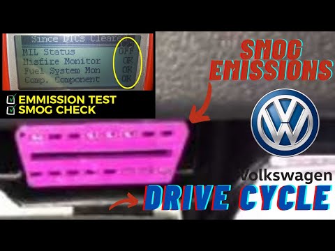 VW Emissions Drive Cycle▶️ Volkswagen Smog ▶️ VW o2 EGR CAT EVAP Monitor Readiness