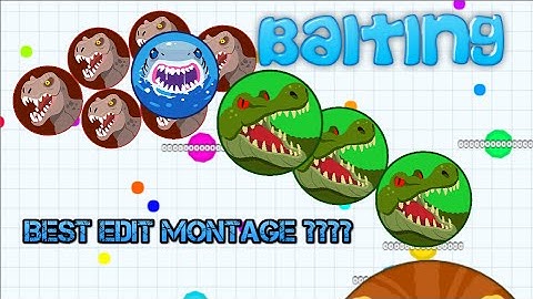 BEST EDITED MONTAGE :O ?! - NEW STYLE  /AGARIO -  ( TRICKSPLIT - REAL TIME SPLITRUN )