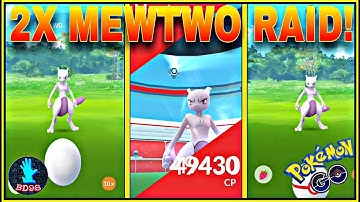 😱1ST EVER 2X SPOOFING "MEWTWO EX RAID" | DID WE CATCH BOTH MEWTWO?!! | POKÉMON GO EX RAIDS