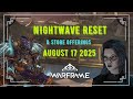 Warframe | Nightwave Reset and Store Offerings August 17, 2025