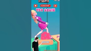 ASMR Tippy Toe Try Again😂 | tippy toe 3D #shorts #tippytoe #remix