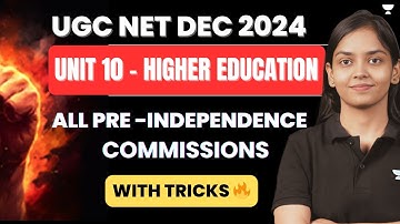 Pre Independence Commissions with Tricks🔥 | UGC NET Dec Paper 1 | By Kanupriya Mam
