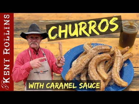 Homemade Churros with Caramel Dipping Sauce