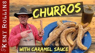 Homemade Churros with Caramel Dipping Sauce