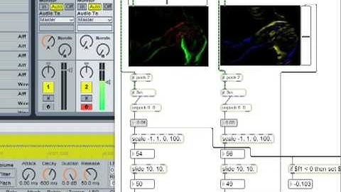 Sine Flow - Optical Flow in Max/msp
