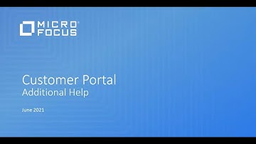 Customer Portal - Additional Help and Resources