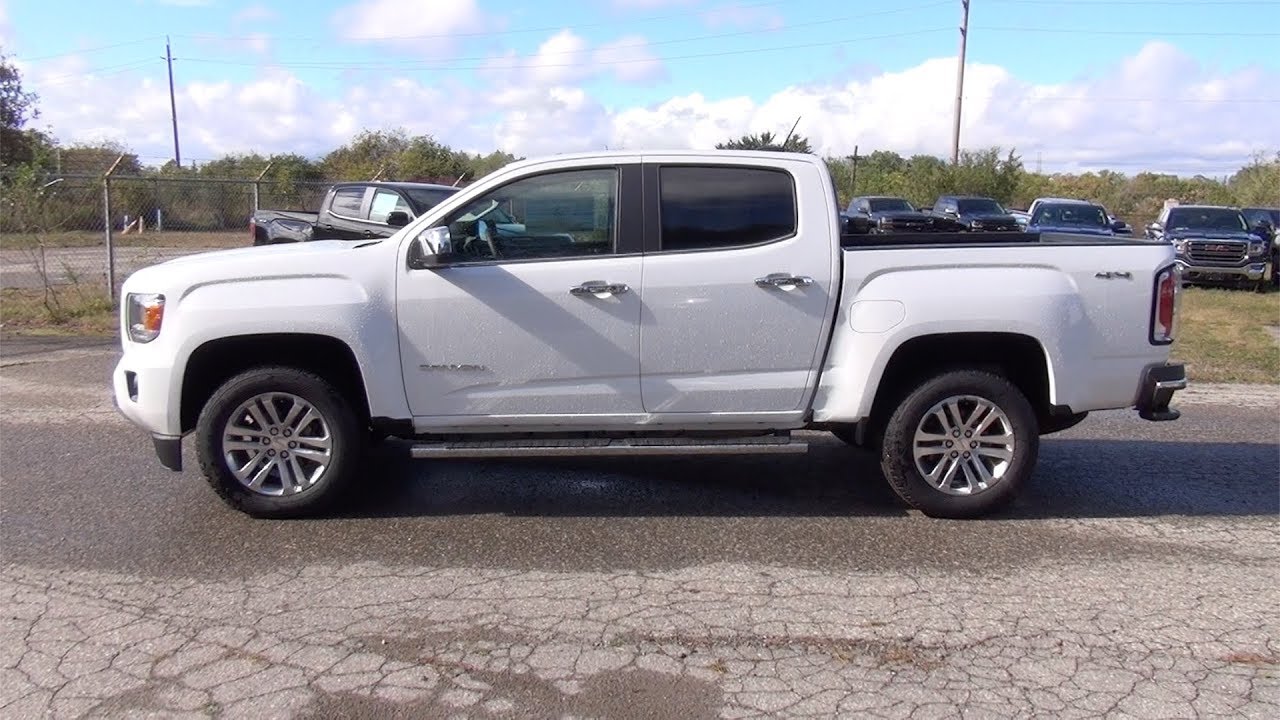 2018 GMC CANYON CREW CAB SHORT BOX 4 WHEEL DRIVE SLT SUMMIT WHITE 2018 GMC CANYON CREW CAB SHORT BOX 4 WHEEL DRIVE SLT SUMMIT WHITE