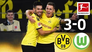 Hazard, Götze & Guerreiro Score for BVB I Borussia Dortmund vs. VfL Wolfsburg I 3-0 I Highlights