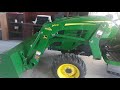 John Deere 3038E tractor