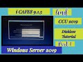 Icafe8 9150 and ccu 2019 diskless tutorial part 1  windows server 2019 installationnic teaming