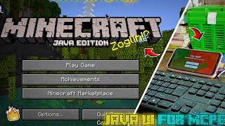 How To Play Minecraft with Keyboard And Mouse 🐁 | Java Ui + Keyboard and mouse Now Extra Enjoy..🔥