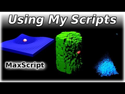 MaxScript - Cool Wave Like Effect On Different Geometric Shapes (HD)